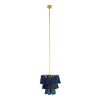 GLOBOSTAR® MISSOULA 02085 Boho Κρεμαστό Φωτιστικό Οροφής με Ντουί 1 x E27 AC 220-240V IP20 - Πολύχρωμο - Μ30 x Π30 x Υ40cm