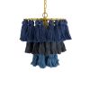 GLOBOSTAR® MISSOULA 02085 Boho Κρεμαστό Φωτιστικό Οροφής με Ντουί 1 x E27 AC 220-240V IP20 - Πολύχρωμο - Μ30 x Π30 x Υ40cm