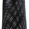 GLOBOSTAR® MAMIZU 02110 Boho Επιδαπέδιο Φωτιστικό με Ντουί 1 x E27 AC 220-240V IP20 - Μαύρο - Μ28 x Π28 x Υ93cm