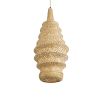 GLOBOSTAR® MAUI 02114 Boho Κρεμαστό Φωτιστικό Οροφής με Ντουί 1 x E27 AC 220-240V IP20 - Μπεζ - Μ30 x Π30 x Y77cm