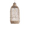 GLOBOSTAR® ECUADOR 02116 Boho Κρεμαστό Φωτιστικό Οροφής με Ντουί 1 x E27 AC 220-240V IP20 - Μπεζ - Μ23 x Π23 x Υ50cm