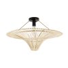 GLOBOSTAR® PALERMO 02152 Boho Κρεμαστό Φωτιστικό Οροφής με Ντουί 1 x E27 AC 220-240V IP20 - Μπεζ - Μ60 x Π60 x Υ36cm