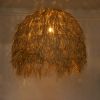 GLOBOSTAR® GUADELOUPE 02159 Boho Κρεμαστό Φωτιστικό Οροφής με Ντουί 1 x E27 AC 220-240V IP20 - Μπεζ - Μ120 x Π120 x Υ100cm