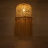 GLOBOSTAR® BASSETERRE 02163 Boho Κρεμαστό Φωτιστικό Οροφής με Ντουί 1 x E27 AC 220-240V IP20 - Μπεζ & Καφέ - Μ70 x Π70 x Υ170cm