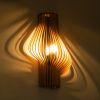GLOBOSTAR® MIHIRO 02174 Boho Φωτιστικό Τοίχου - Απλίκα με Ντουί 1 x E27 AC 220-240V IP20 - Μπεζ - Μ25 x Π13 x Υ40cm