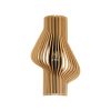 GLOBOSTAR® MIHIRO 02174 Boho Φωτιστικό Τοίχου - Απλίκα με Ντουί 1 x E27 AC 220-240V IP20 - Μπεζ - Μ25 x Π13 x Υ40cm
