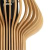 GLOBOSTAR® MIHIRO 02174 Boho Φωτιστικό Τοίχου - Απλίκα με Ντουί 1 x E27 AC 220-240V IP20 - Μπεζ - Μ25 x Π13 x Υ40cm