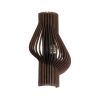 GLOBOSTAR® MIHIRO 02175 Boho Φωτιστικό Τοίχου - Απλίκα με Ντουί 1 x E27 AC 220-240V IP20 - Καφέ - Μ25 x Π13 x Υ40cm