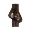 GLOBOSTAR® MIHIRO 02175 Boho Φωτιστικό Τοίχου - Απλίκα με Ντουί 1 x E27 AC 220-240V IP20 - Καφέ - Μ25 x Π13 x Υ40cm