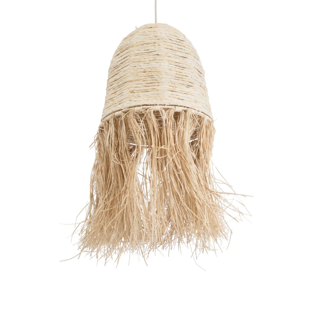 GLOBOSTAR® AREMBEPE 02178 Boho Κρεμαστό Φωτιστικό Οροφής με Ντουί 1 x E27 AC 220-240V IP20 - Μπεζ - Μ34 x Π34 x Υ70cm