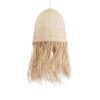GLOBOSTAR® AREMBEPE 02179 Boho Κρεμαστό Φωτιστικό Οροφής με Ντουί 1 x E27 AC 220-240V IP20 - Μπεζ - Μ60 x Π60 x Υ130cm