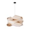 GLOBOSTAR® SARDIGNA 02181 Boho Κρεμαστό Φωτιστικό Οροφής με Ντουί 1 x E27 AC 220-240V IP20 - Μπεζ - Μ60 x Π60 x Υ30cm