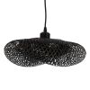 GLOBOSTAR® MEXICO 02200 Boho Κρεμαστό Φωτιστικό Οροφής με Ντουί 1 x E27 AC 220-240V IP20 - Μαύρο - Μ40 x Π30 x Υ13cm