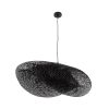 GLOBOSTAR® MEXICO 02203 Boho Κρεμαστό Φωτιστικό Οροφής με Ντουί 1 x E27 AC 220-240V IP20 - Μαύρο - Μ100 x Π62 x Υ33cm