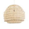 GLOBOSTAR® OREGON 02207 Boho Κρεμαστό Φωτιστικό Οροφής με Ντουί 1 x E27 AC 220-240V IP20 - Μπεζ - Μ80 x Π80 x Υ65cm