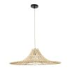 GLOBOSTAR® PALERMO 02208 Boho Κρεμαστό Φωτιστικό Οροφής με Ντουί 1 x E27 AC 220-240V IP20 - Μπεζ - Μ60 x Π60 x Υ20cm