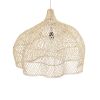 GLOBOSTAR® ADEJE 02210 Boho Κρεμαστό Φωτιστικό Οροφής με Ντουί 1 x E27 AC 220-240V IP20 - Μπεζ - Μ60 x Π60 x Υ60cm