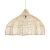 GLOBOSTAR® ADEJE 02211 Boho Κρεμαστό Φωτιστικό Οροφής με Ντουί 1 x E27 AC 220-240V IP20 - Μπεζ - Μ80 x Π80 x Υ55cm