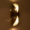 GLOBOSTAR® GUAVA 02222 Boho Φωτιστικό Τοίχου - Απλίκα με Ντουί 2 x G9 AC 220-240V IP20 - Μπεζ & Καφέ - Μ11 x Π13 x Υ30cm