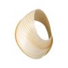 GLOBOSTAR® SALREL 02224 Boho Φωτιστικό Τοίχου - Απλίκα με Ντουί 1 x E27 AC 220-240V IP20 - Μπεζ - Μ30 x Π22 x Υ38cm
