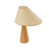 GLOBOSTAR® KAUAI 02229 Boho Επιτραπέζιο Φωτιστικό Πορτατίφ με Ντουί 1 x E27 AC 220-240V IP20 - Μπεζ - Μ38 x Π30 x Υ48cm