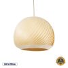 GLOBOSTAR® KAILANI 02242 Boho Κρεμαστό Φωτιστικό Οροφής με Ντουί 1 x E27 AC 220-240V IP20 - Μπεζ - Μ40 x Π40 x Υ30cm