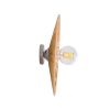 GLOBOSTAR® COLOMBO 02277 Boho Φωτιστικό Τοίχου - Απλίκα με Ντουί 1 x E27 AC 220-240V IP20 - Μπεζ - Μ40 x Π40 x Υ9cm