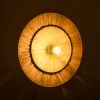 GLOBOSTAR® COLOMBO 02278 Boho Φωτιστικό Τοίχου - Απλίκα με Ντουί 1 x E27 AC 220-240V IP20 - Μπεζ - Μ40 x Π40 x Υ9cm