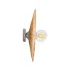 GLOBOSTAR® COLOMBO 02278 Boho Φωτιστικό Τοίχου - Απλίκα με Ντουί 1 x E27 AC 220-240V IP20 - Μπεζ - Μ40 x Π40 x Υ9cm