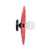 GLOBOSTAR® COLOMBO 02281 Boho Φωτιστικό Τοίχου - Απλίκα με Ντουί 1 x E27 AC 220-240V IP20 - Κόκκινο - Μ40 x Π40 x Υ9cm