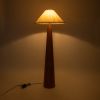GLOBOSTAR® MASPALOMAS 02292 Boho Επιδαπέδιο Φωτιστικό με Ντουί 1 x E27 AC 220-240V IP20 - Καφέ & Μπεζ - Μ55 x Π55 x Υ145cm