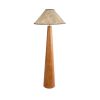 GLOBOSTAR® MASPALOMAS 02292 Boho Επιδαπέδιο Φωτιστικό με Ντουί 1 x E27 AC 220-240V IP20 - Καφέ & Μπεζ - Μ55 x Π55 x Υ145cm