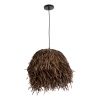 GLOBOSTAR® GUADELOUPE 02293 Boho Κρεμαστό Φωτιστικό Οροφής με Ντουί 1 x E27 AC 220-240V IP20 - Καφέ - Μ50 x Π50 x Υ40cm