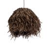 GLOBOSTAR® GUADELOUPE 02293 Boho Κρεμαστό Φωτιστικό Οροφής με Ντουί 1 x E27 AC 220-240V IP20 - Καφέ - Μ50 x Π50 x Υ40cm