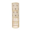 GLOBOSTAR® FALKLAND 02307 Boho Επιδαπέδιο Φωτιστικό με Ντουί 1 x E27 AC 220-240V IP20 - Μπεζ - Μ30 x Π30 x Υ100cm