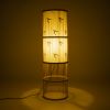 GLOBOSTAR® FALKLAND 02307 Boho Επιδαπέδιο Φωτιστικό με Ντουί 1 x E27 AC 220-240V IP20 - Μπεζ - Μ30 x Π30 x Υ100cm