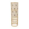 GLOBOSTAR® FALKLAND 02307 Boho Επιδαπέδιο Φωτιστικό με Ντουί 1 x E27 AC 220-240V IP20 - Μπεζ - Μ30 x Π30 x Υ100cm