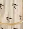 GLOBOSTAR® FALKLAND 02307 Boho Επιδαπέδιο Φωτιστικό με Ντουί 1 x E27 AC 220-240V IP20 - Μπεζ - Μ30 x Π30 x Υ100cm