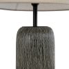GLOBOSTAR® OLIANA 02315 Boho Επιδαπέδιο Φωτιστικό με Ντουί 1 x E27 AC 220-240V IP20 - Γκρι & Μπεζ - Μ55 x Π55 x Υ110cm
