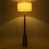 GLOBOSTAR® BERKBAY 02318 Boho Επιδαπέδιο Φωτιστικό με Ντουί 1 x E27 AC 220-240V IP20 - Μπεζ - Μ50 x Π50 x Υ150cm