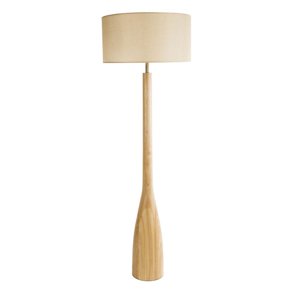 GLOBOSTAR® BERKBAY 02318 Boho Επιδαπέδιο Φωτιστικό με Ντουί 1 x E27 AC 220-240V IP20 - Μπεζ - Μ50 x Π50 x Υ150cm