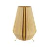 GLOBOSTAR® SALERNO 02331 Boho Επιδαπέδιο Φωτιστικό με Ντουί 1 x E27 AC 220-240V IP20 - Μπεζ & Καφε - Μ50 x Π50 x Υ70cm
