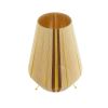GLOBOSTAR® SALERNO 02331 Boho Επιδαπέδιο Φωτιστικό με Ντουί 1 x E27 AC 220-240V IP20 - Μπεζ & Καφε - Μ50 x Π50 x Υ70cm