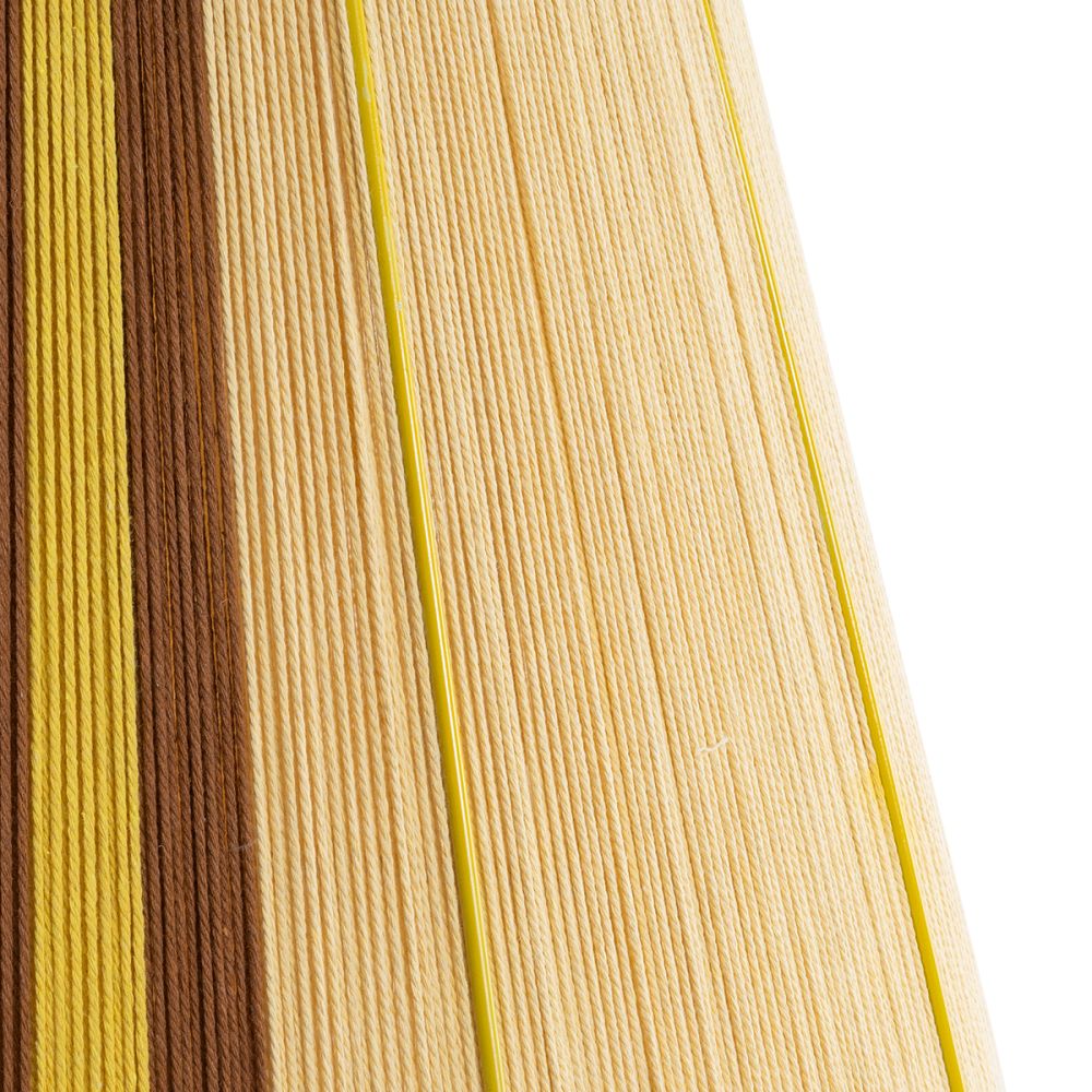GLOBOSTAR® SALERNO 02331 Boho Επιδαπέδιο Φωτιστικό με Ντουί 1 x E27 AC 220-240V IP20 - Μπεζ & Καφε - Μ50 x Π50 x Υ70cm
