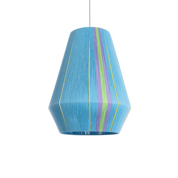 GLOBOSTAR® SALERNO 02336 Boho Κρεμαστό Φωτιστικό Οροφής με Ντουί 1 x E27 AC 220-240V IP20 - Πολύχρωμο - Μ50 x Π50 x Υ60cm