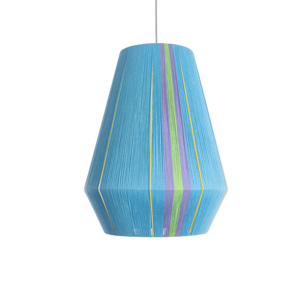 GLOBOSTAR® SALERNO 02336 Boho Κρεμαστό Φωτιστικό Οροφής με Ντουί 1 x E27 AC 220-240V IP20 - Πολύχρωμο - Μ50 x Π50 x Υ60cm