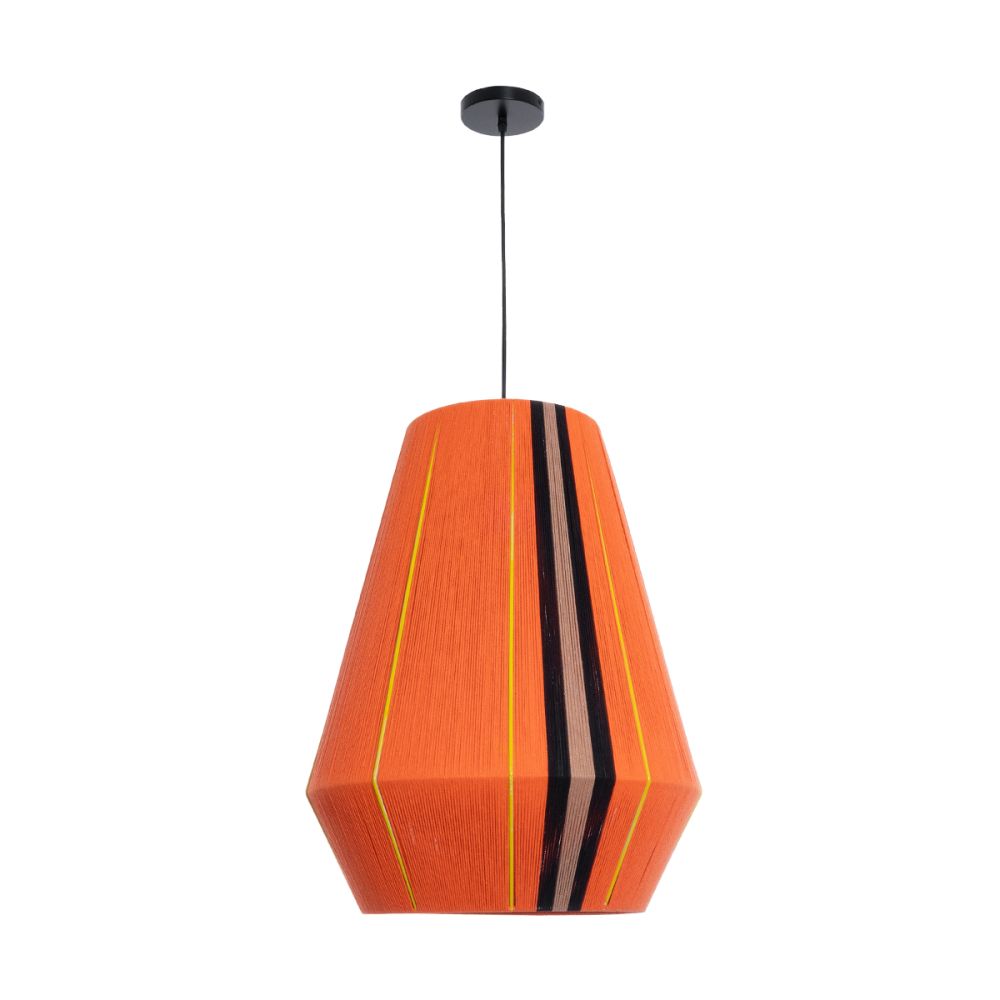 GLOBOSTAR® SALERNO 02337 Boho Κρεμαστό Φωτιστικό Οροφής με Ντουί 1 x E27 AC 220-240V IP20 - Πολύχρωμο - Μ50 x Π50 x Υ60cm