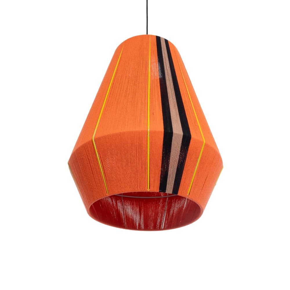 GLOBOSTAR® SALERNO 02337 Boho Κρεμαστό Φωτιστικό Οροφής με Ντουί 1 x E27 AC 220-240V IP20 - Πολύχρωμο - Μ50 x Π50 x Υ60cm