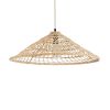 GLOBOSTAR® KAIA 02346 Boho Κρεμαστό Φωτιστικό Οροφής με Ντουί 1 x E27 AC 220-240V IP20 - Μπεζ - Μ60 x Π60 x Υ20cm