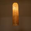 GLOBOSTAR® WAIKIKI 02349 Boho Κρεμαστό Φωτιστικό Οροφής με Ντουί 1 x E27 AC 220-240V IP20 - Μπεζ - Μ20 x Π20 x Υ80cm